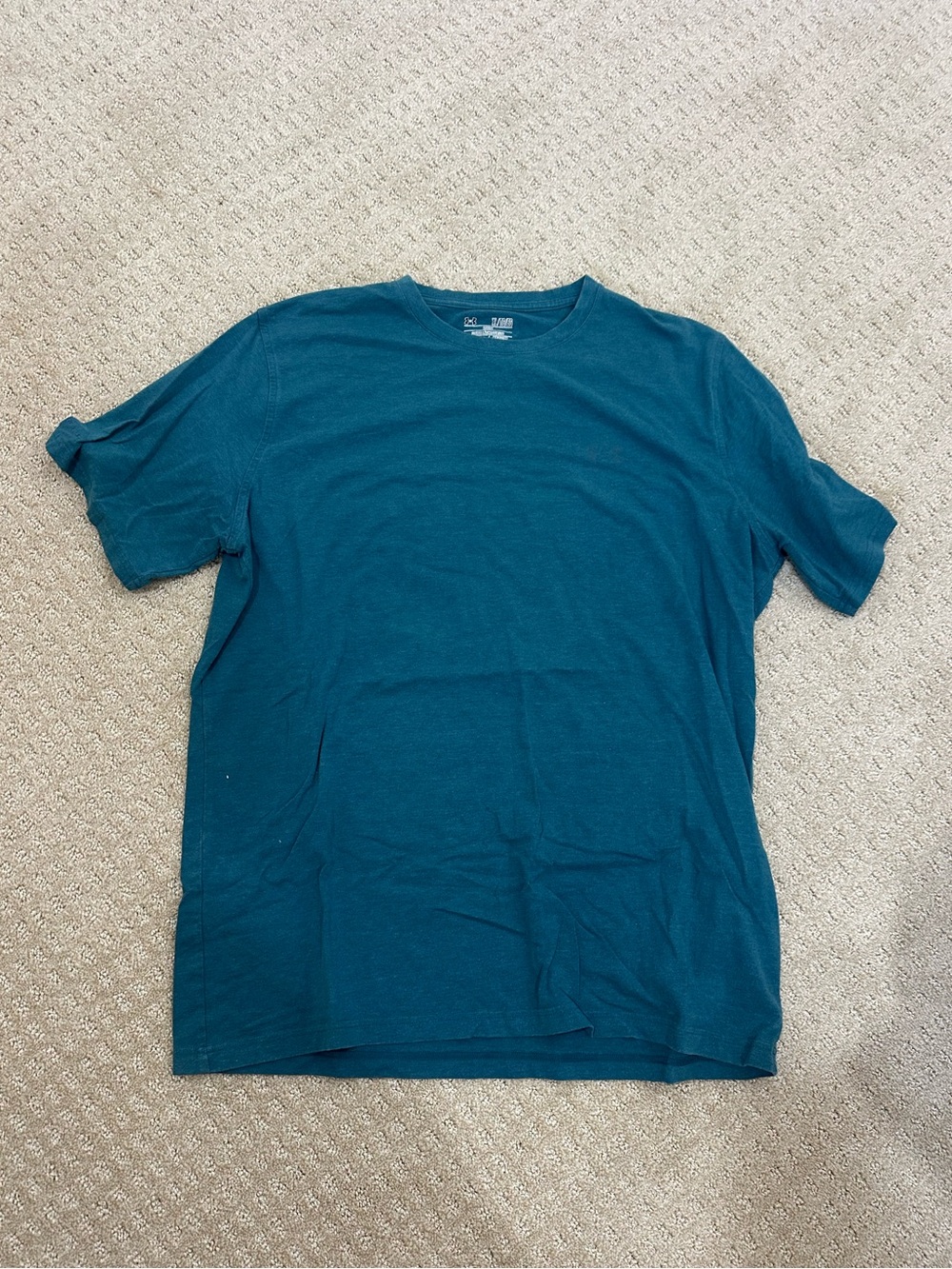 Men's Teal Crew Neck T-Shirt xl